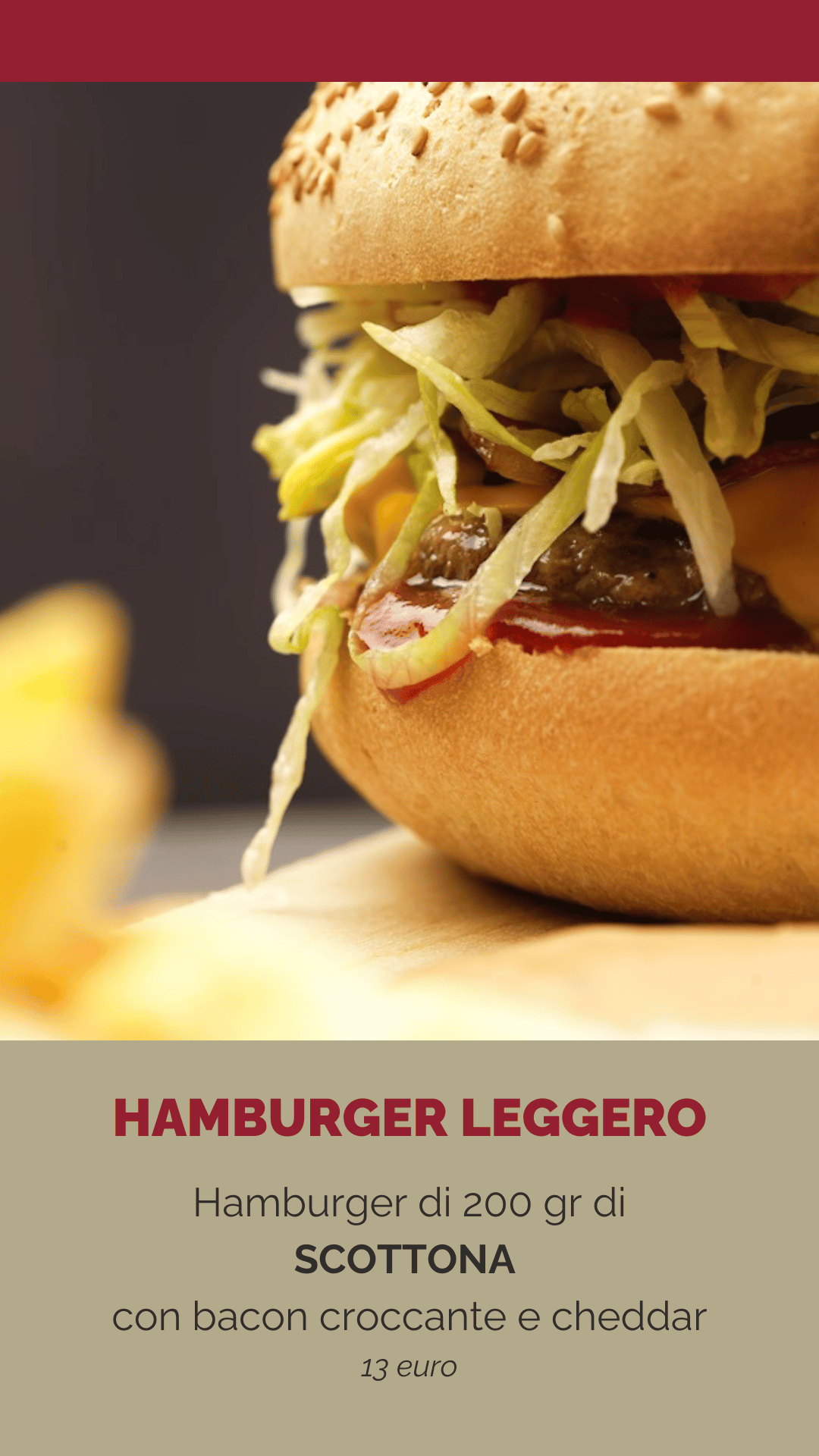 HAMBURGER LEGGERO